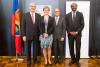 Prof. Johan Buitendag, Amb. Blanka Fajkusová, Rev. Brian Abrahams, Prof. Jerry Pillay