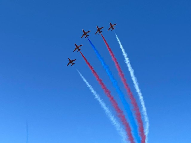 Akrobatické vystoupení na NATO DAYS