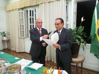 velvyslanec ČR Jiří Havlík a honorární konzul Luiz Guadalupe