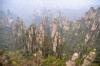 Skalní útvary v Zhangjiajie; Rock formations in Zhangjiajie;张家界美景
