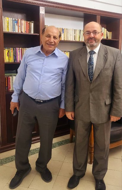Chargé d'affaires velvyslanectví Roman Masařík a Ing. Monzer Al Homsi