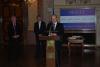 Náměstek ministra zahraničních věcí Tomáš Dub promlouvá v Senátu PČR