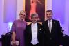 Czech Prime Minister Andrej Babiš and his wife Monika with the Chief Conductor of the Czech Philharmonic, Semyon Bychkov, after a successful concert in the Royal Academy of Music