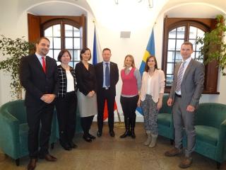 The Ambassador met the Director of Skoda Sverige 