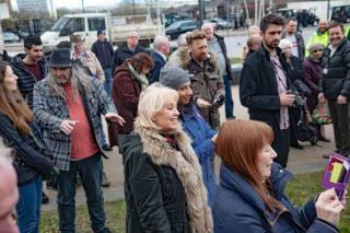Výsadba lidické hrušky ve Stoke-on-Trent 20. 2. 2018 