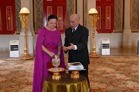 Předání pověřovacích listin / Presenting Letters of Credence