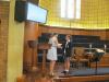 Hand over Lidice Diploma "Honourable Mention" to Ms Noor Albarudi