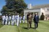 Velvyslanec Tomáš Dub během ceremonie předávání pověřovacích listin do rukou Generálního Guvernéra Austrálie