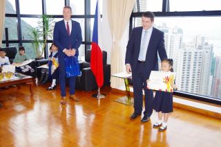Lidice 2018 - Cleo Jaye Chan, one of the awarded children 