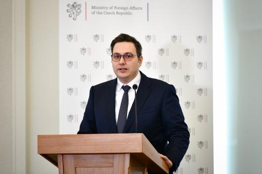Projev ministra zahraničí J. Lipavského na poradě velvyslankyň a velvyslanců
