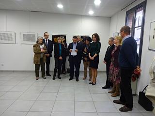 Vernissage de l'exposition.