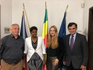 H.E. Ambassador Pavel Mikeš with spouse received Prof. Tláskal and MEDEVAC coordinator Ms. Pavlačková