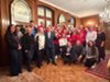Společná fotografie z přijetí na velvyslanectví / Fotografía conjunta del recibimiento en la Embajada