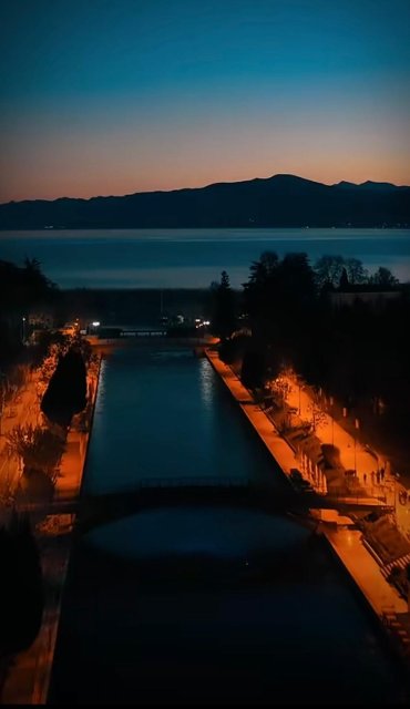 Veřejné osvětlení ve městě Struga