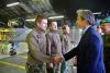Minister Stropnický meets with the Czech Army Detachment staff at work, Keflavík Air Base.