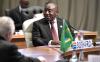 Prezident Cyril Ramphosa během summitu BRICS