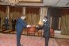 Handing over