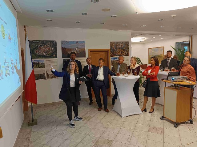Guests during the presentation by Ms. Bige Saglam, Sales Manager of Asahi International.