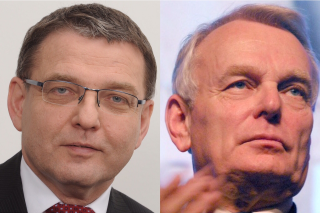 Ministři zahraničí ČR a Francie Lubomír Zaorálek a Jean-Marc Ayrault