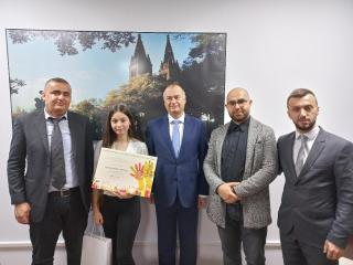Předání diplomů Mezinárodní dětské výtvarné soutěže Lidice