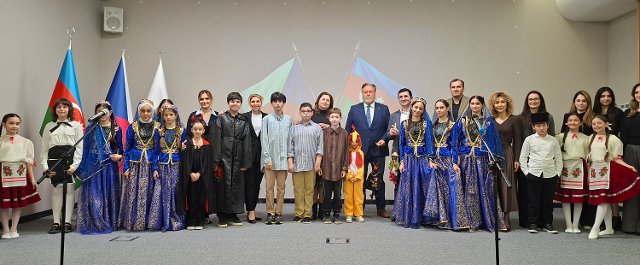 Ambassador Sedláček Representatives of Evrika Lyceum