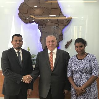 Setkání s primátorem Addis Abeby