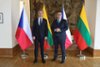 Ministr Lipavský v Praze přivítal ministra zahraničních věcí Litvy Kęstutise Budryse / Minister Lipavský welcomed Lithuanian Foreign Minister Kęstutis Budrys in Prague.