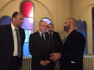Besuch der Synagoge in der Pestalozzistraße