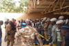 presentation of submaschine gun of CZUB at military base in Ouagadougou