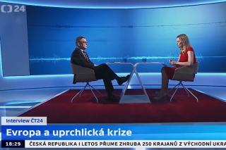 Ministr Lubomír Zaorálek v Interview ČT24