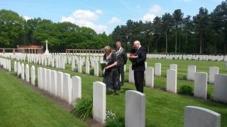 Uctění památky čsl. válečných letců v Bergen op Zoom 