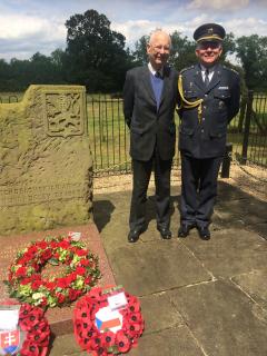 Col. Jiří Svatoš and John Kolbert, Honorary Chairman of ACLA