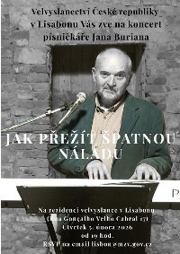 O convite para o concerto de Jan Burian