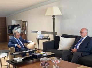 Ambassador Doležel met Gebran Basil, the President of the Free Patriotic Movement 