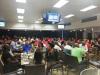 Players and guests during prize giving ceremony and dinner