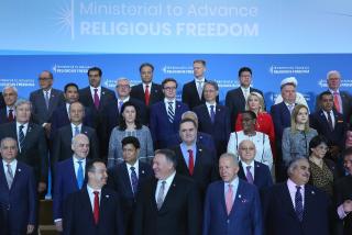 Náměstek Chmelař na ministeriádě ke svobodě náboženství ve Washingtonu