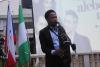Nigerian saxophonist at the opening ceremony