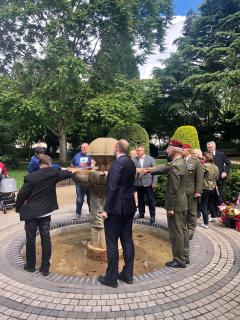 Commemorative ceremony in Leamington Spa 2019 