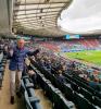 Ambassador Sečka at Euro 2020 football match between Scotland and the Czech Republic celebrating the first goal by Patrik Shick