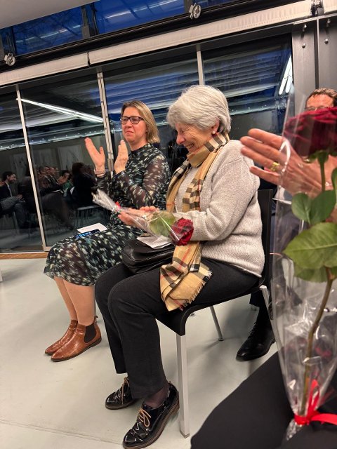Čestný host koncertu paní Marie-Anne Werner
