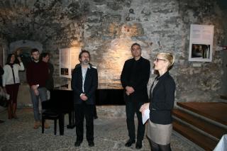 Opening of the exhibition, Ms. Alena Teznerová, Chargé d'affaires