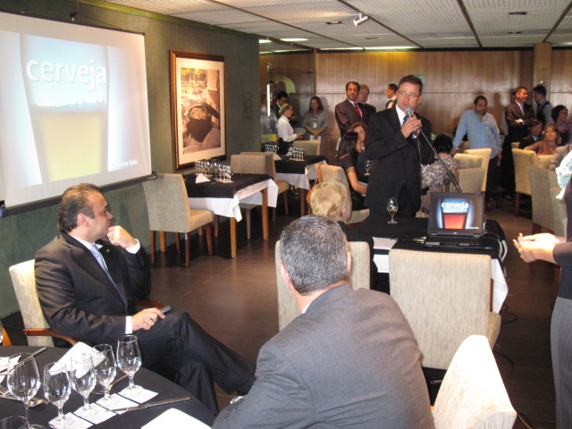 Apresentação da gastronomia tcheca na Câmara do Deputados