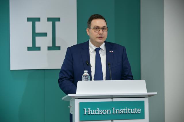 Minister Lipavsky at the Hudson Institute