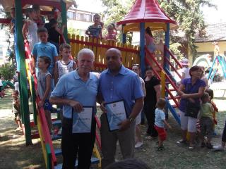 Gospodin ambasador Jakub Skalník sa načelnikom općine Gračanica, gospodinom Nusretom Helićem