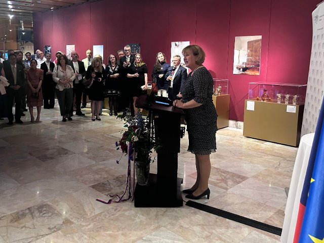 The Ambassador of the Czech Republic in Australia H.E. Jana Tyrer also participated in the event