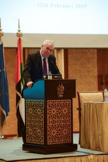 president Zeman opens the business forum 