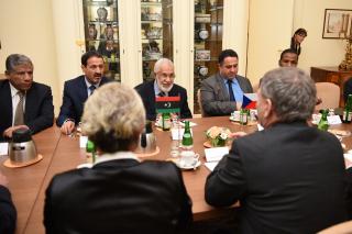 Minister Lubomír Zaorálek and Minister of Foreign Affairs of Libya  Mohammed Taher Siyala 