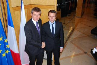 Rencontre avec le Ministre de l'Économie, de l'Industrie et du Numérique, Monsieur Emmanuel Macron.