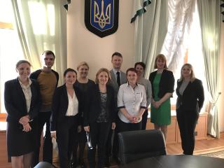 Čeští experti na schůzce s náměstkyní Ministerstva zdravotnictví Ukrajiny (© Міністерство охорони здоров'я України) 