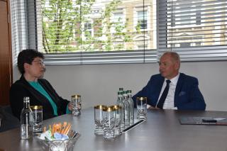 Ambassador Sečka´s meeting with Mrs. Moravec Gard 